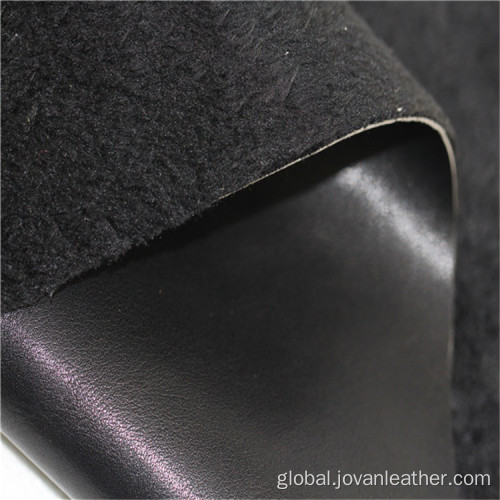 China Embossing PVC artificial shoe leather material Manufactory